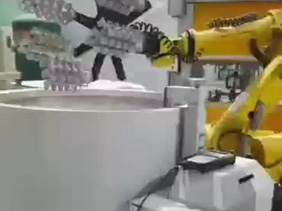 机器人自动浇筑